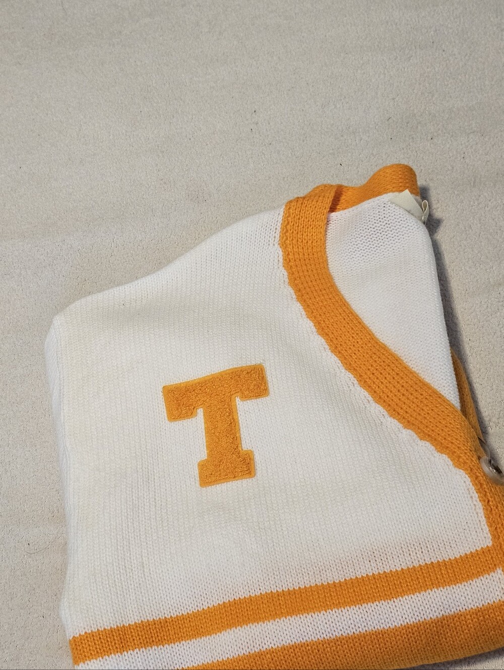 Haptics Holly Harper Tn Vols Cardigan Orange White Size M Football Sports Teams